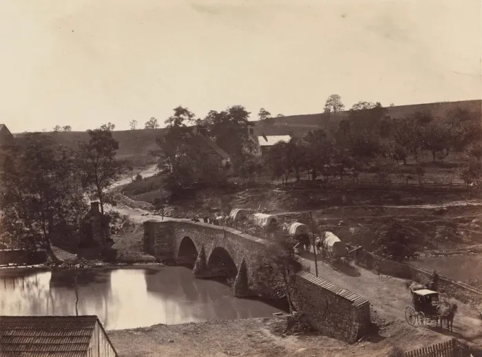 Framed Print : Antietam Bridge, On the Sharpsburgh and Boonsboro Turnpike, No. 3, September 1862, 1862 Framed Print : Antietam Bridge, On the Sharpsburgh and Boonsboro Turnpike, No. 3, September 1862, 1862