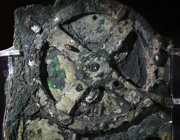The Antikythera mechanism, 205 BC. Artist: Historic Object