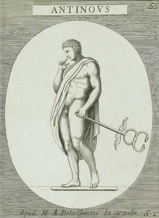 Framed Print : Antinous, 18th century. Creator: Unknown Framed Print : Antinous, 18th century. Creator: Unknown