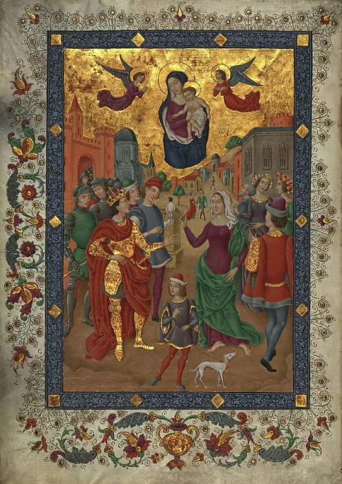 Framed Print : Antiphonary, 1800-1900. Creator: Spanish Forger