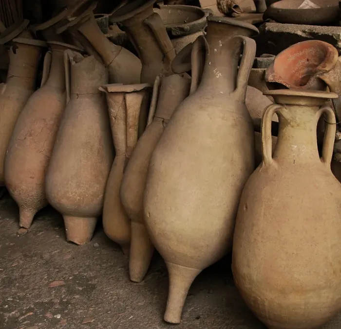 Framed Print : The Antiquarium, amphoras, Pompeii, Italy, 2009. Creator: LTL Framed Print : The Antiquarium, amphoras, Pompeii, Italy, 2009. Creator: LTL
