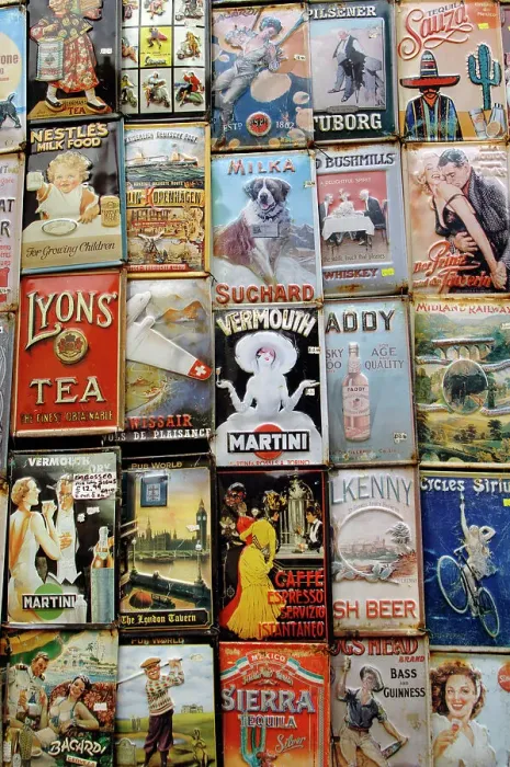 Framed Print : Antique market stall in Portobello Road, Notting Hill, London, England, 2008. Creator: LTL Framed Print : Antique market stall in Portobello Road, Notting Hill, London, England, 2008. Creator: LTL