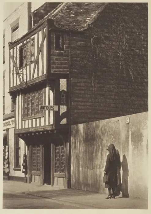 Framed Print : [Antiques]. From the album: Photograph album - England, 1920s. Creator: Harry Moult