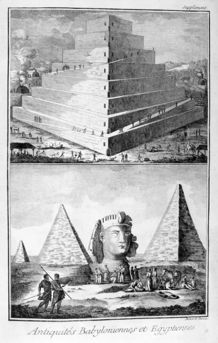 Framed Print : Antiquities of Babylonia and Egypt, 1751-1777 Framed Print : Antiquities of Babylonia and Egypt, 1751-1777
