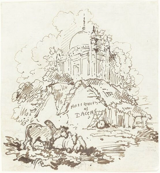Antiquities of Dacca, 1814 / 1827. Creator: George Chinnery