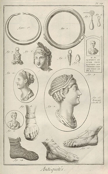Antiquities. From Encyclopedie by Denis Diderot and Jean Le Rond d Alembert, 1751-1765