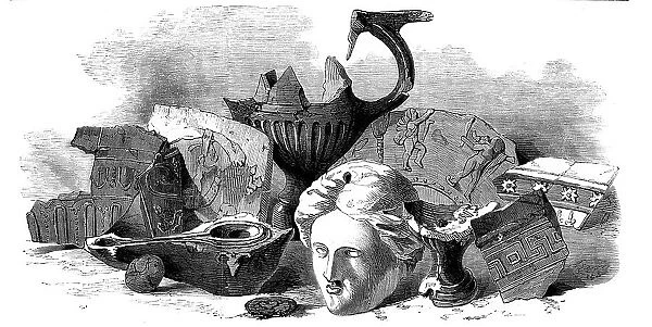 Antiquities found near Head-Quarters, before Sebastopol, 1856. Creator: Edward Alfred Goodall