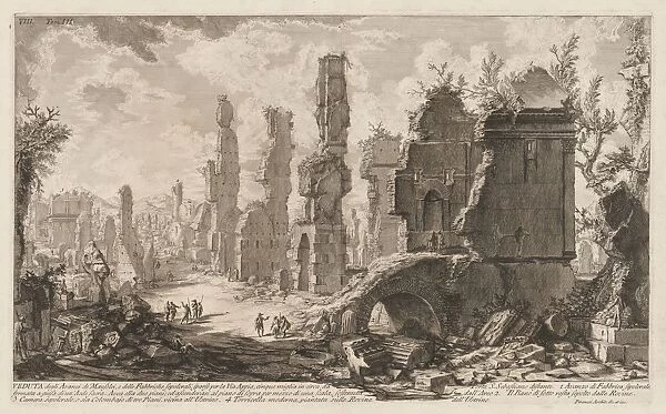 Antiquities of Rome: The Appian Way. Creator: Giovanni Battista Piranesi (Italian, 1720-1778)