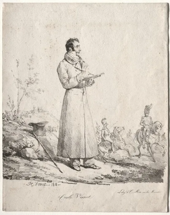 Framed Print : Antoine Charles Horace Vernet, called Carle. Creator: Horace Vernet (French, 1789-1863) Framed Print : Antoine Charles Horace Vernet, called Carle. Creator: Horace Vernet (French, 1789-1863)