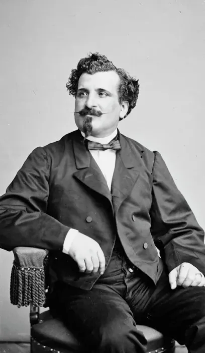 Framed Print : Antone Parvali, between 1855 and 1865. Creator: Unknown Framed Print : Antone Parvali, between 1855 and 1865. Creator: Unknown