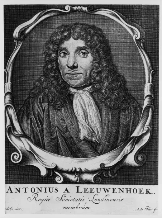 Framed Print : Antoni van Leeuwenhoek, Dutch pioneer of microscopy, c1660. Artist: Abraham de Blois