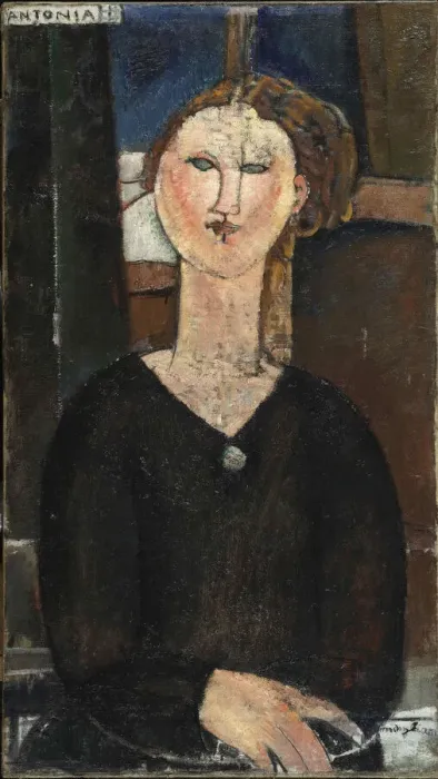 Framed Print : Antonia, 1915. Creator: Modigliani, Amedeo (1884-1920) Framed Print : Antonia, 1915. Creator: Modigliani, Amedeo (1884-1920)