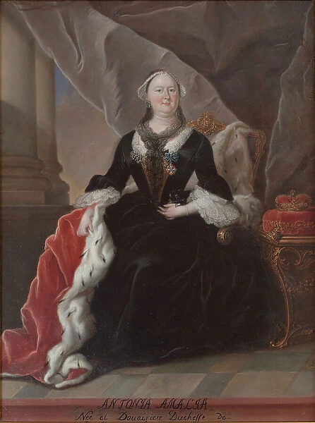 Antonia Amalia. Duchess of Brunswick and Lüneburg. Born 22 April 1696, 1749-1848. Creator: Unknown