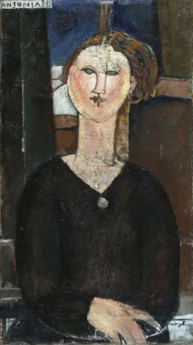 Framed Print : Antonia, c. 1915. Artist: Modigliani, Amedeo (1884-1920) Framed Print : Antonia, c. 1915. Artist: Modigliani, Amedeo (1884-1920)