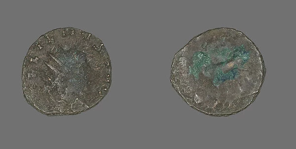 Antoninianus (Coin) Portraying Emperor Gallienus, 260-268. Creator: Unknown
