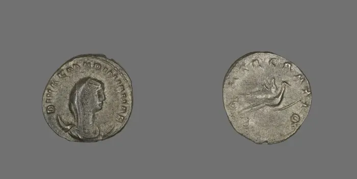Framed Print : Antoninianus (Coin) Portraying Mariniana, 254. Creator: Unknown Framed Print : Antoninianus (Coin) Portraying Mariniana, 254. Creator: Unknown