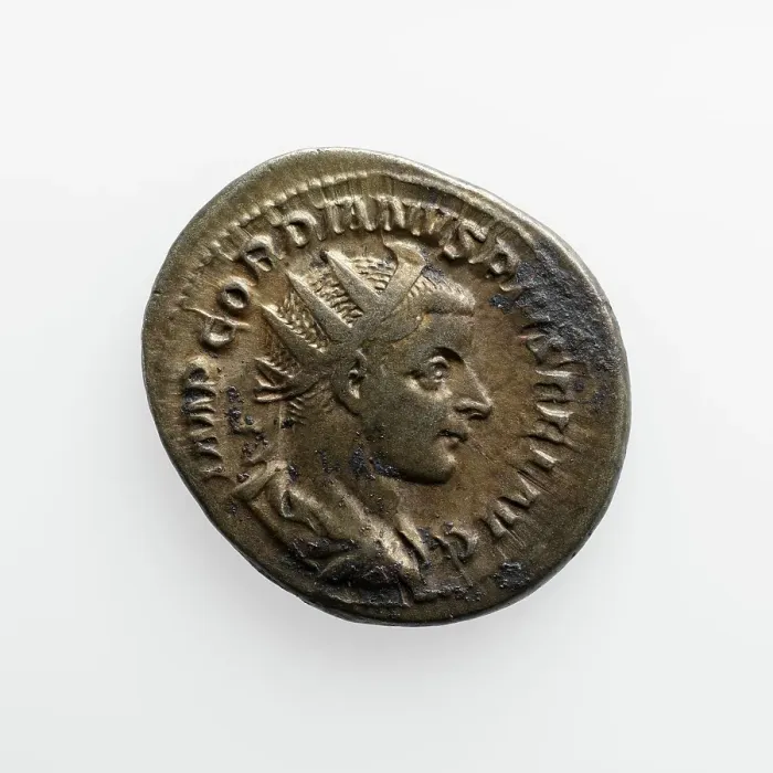 Framed Print : Antoninianus of Gordian III, A.D. 238-244. Creator: Unknown Framed Print : Antoninianus of Gordian III, A.D. 238-244. Creator: Unknown