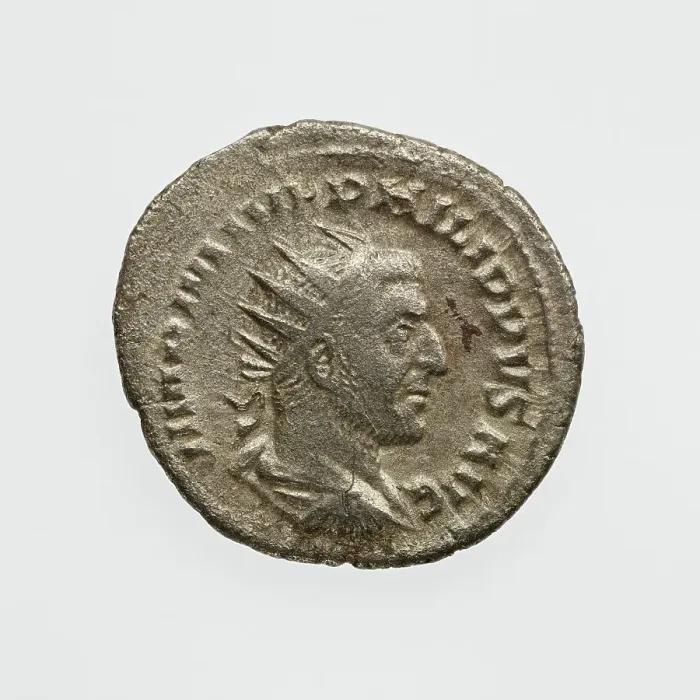 Framed Print : Antoninianus of Philip I, A.D. 244-249. Creator: Unknown
