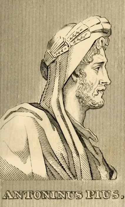 Framed Print : Antoninus Pius, (AD86-161), 1830. Creator: Unknown Framed Print : Antoninus Pius, (AD86-161), 1830. Creator: Unknown