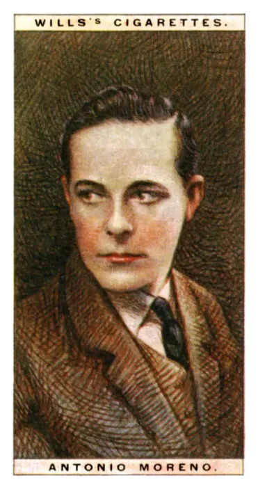 Framed Print : Antonio Moreno (1887-1967), Spanish actor, 1928. Artist: WD & HO Wills Framed Print : Antonio Moreno (1887-1967), Spanish actor, 1928. Artist: WD & HO Wills