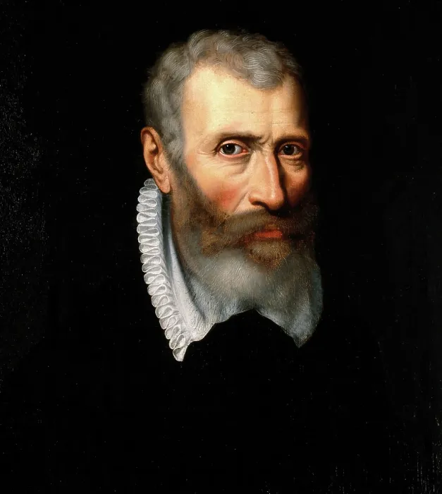 Framed Print : Antonius Busennius, professor of medicine at Louvain 1548-1550, city physician of Antwerp... 1570. Creator: Adriaen Thomasz Key Framed Print : Antonius Busennius, professor of medicine at Louvain 1548-1550, city physician of Antwerp... 1570. Creator: Adriaen Thomasz Key