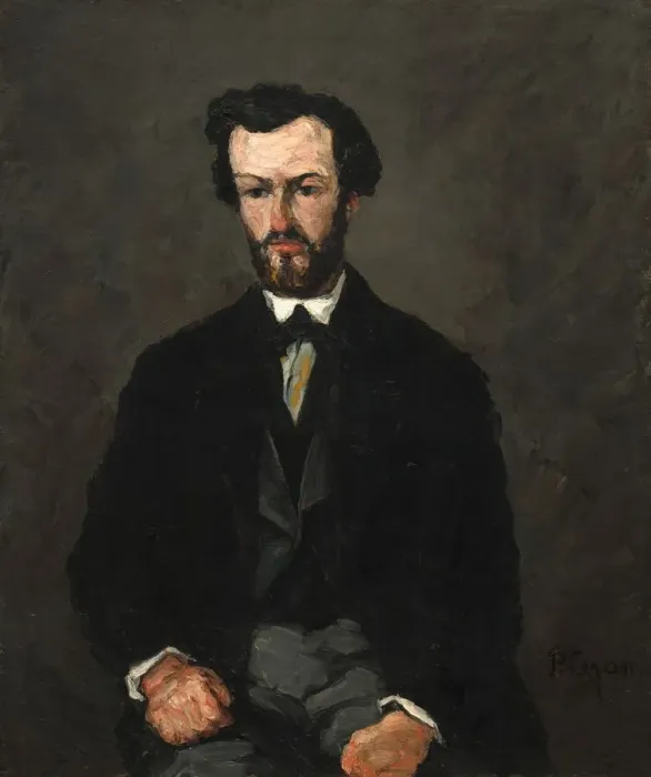 Framed Print : Antony Valabregue, 1866. Creator: Paul Cezanne Framed Print : Antony Valabregue, 1866. Creator: Paul Cezanne