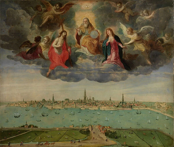 Antwerp and the Vlaams Hoofd, 1600. Creator: Grimmer, Abel (1570-1619)