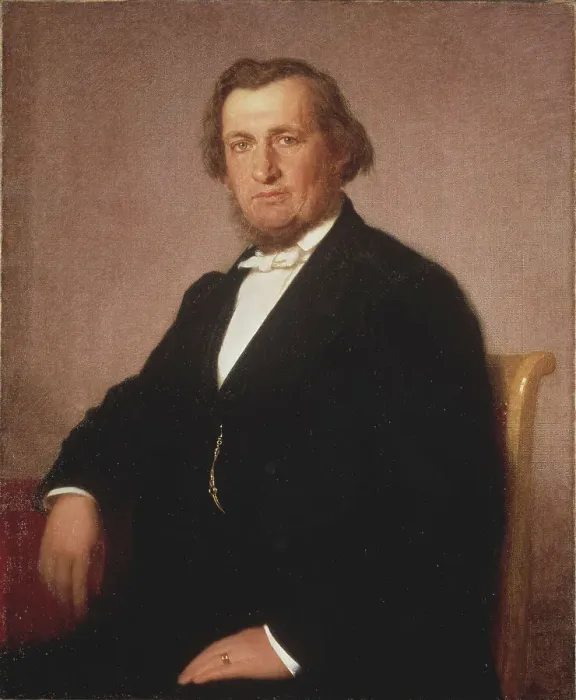 Framed Print : A.O. Wallenberg, 1816-86. Creator: Uno Troili Framed Print : A.O. Wallenberg, 1816-86. Creator: Uno Troili