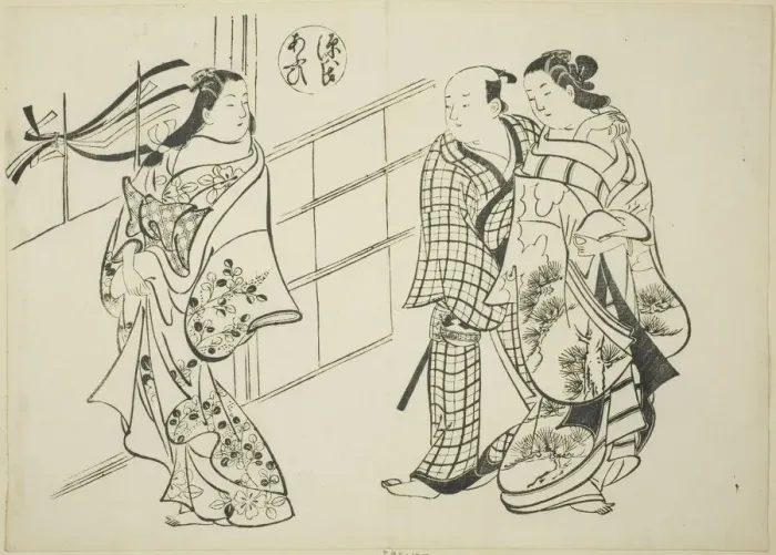 Framed Print : The Aoi Chapter from The Tale of Genji'(Genji Aoi) Framed Print : The Aoi Chapter from The Tale of Genji'(Genji Aoi)