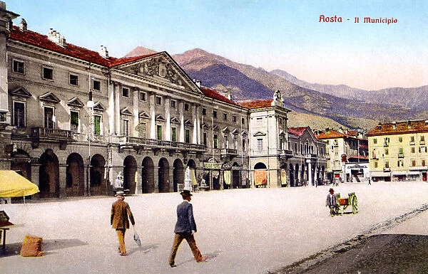 Aosta - Il Municipio, 20th Century