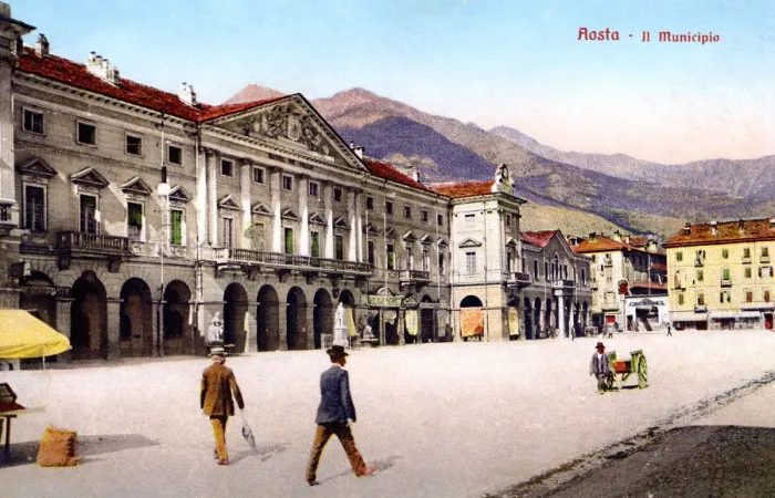Framed Print : Aosta - Il Municipio, 20th Century Framed Print : Aosta - Il Municipio, 20th Century