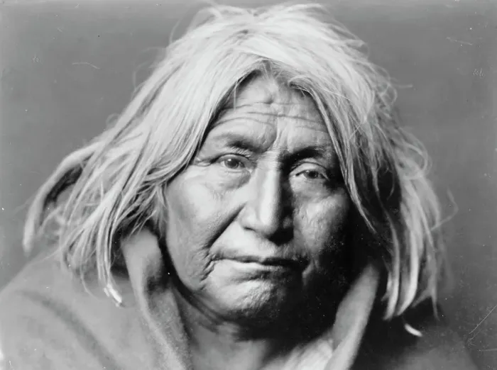 Framed Print : Apache De Gazza, c1903. Creator: Edward Sheriff Curtis Framed Print : Apache De Gazza, c1903. Creator: Edward Sheriff Curtis