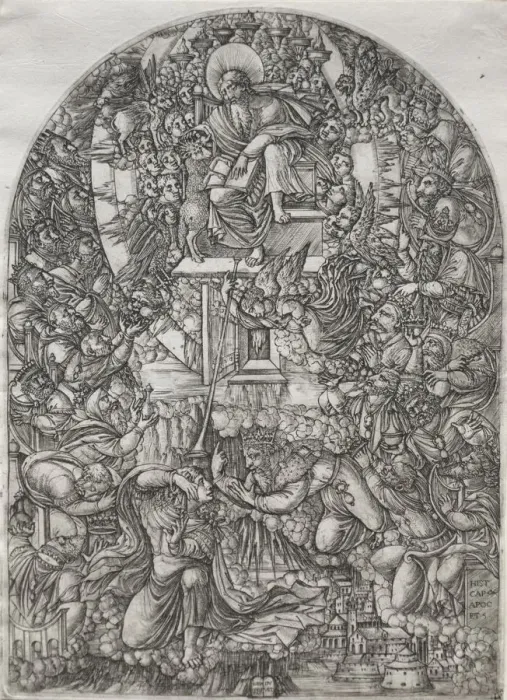 Framed Print : The Apocalpse: St. John Summoned to Heaven, 1555. Creator: Jean Duvet (French, 1485-1561) Framed Print : The Apocalpse: St. John Summoned to Heaven, 1555. Creator: Jean Duvet (French, 1485-1561)