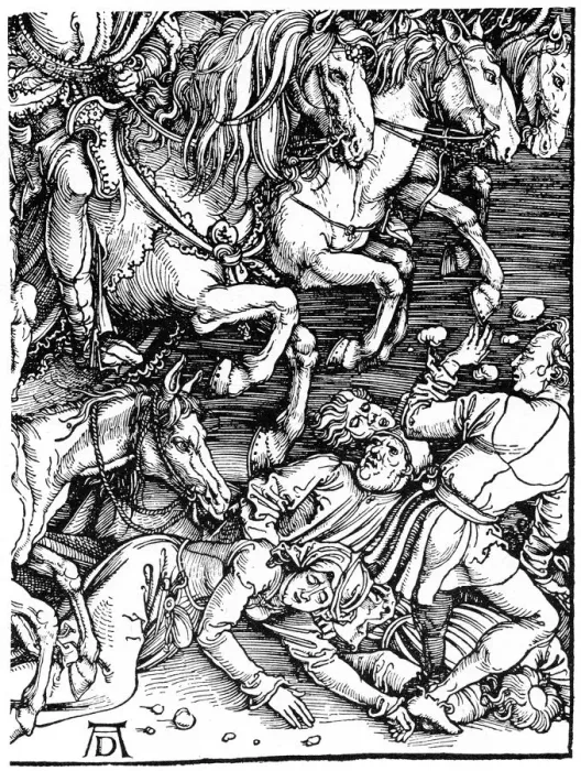 Framed Print : Detail from the Apocalypse, 1498 (1964) Framed Print : Detail from the Apocalypse, 1498 (1964)