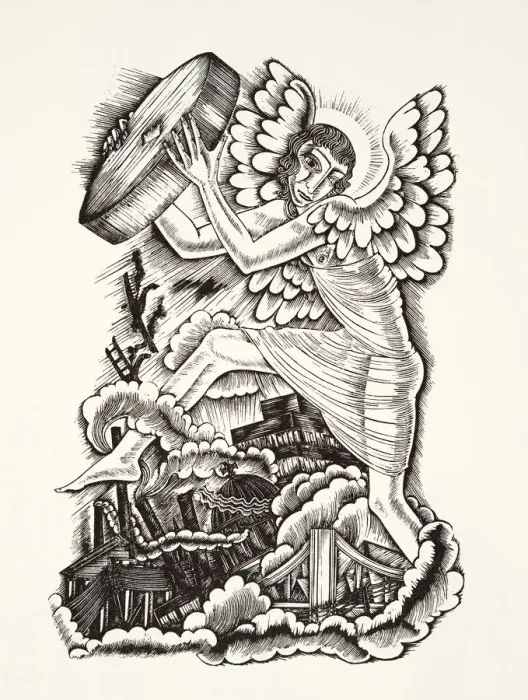 Framed Print : Apocalypse, 1936, (wood engraving) Framed Print : Apocalypse, 1936, (wood engraving)