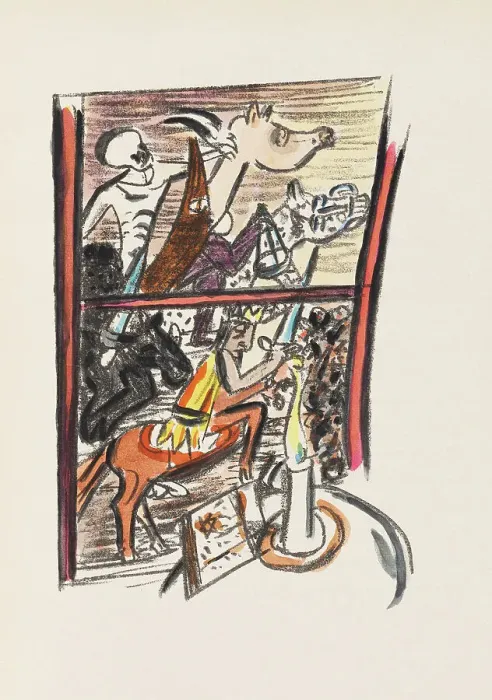 Framed Print : Apocalypse, 1943. Creator: Beckmann; Max (1884-1950) Framed Print : Apocalypse, 1943. Creator: Beckmann; Max (1884-1950)