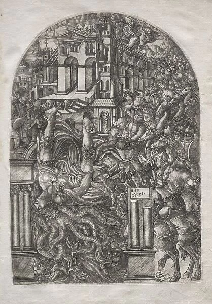 The Apocalypse: The Fall of Babylon, 1546-1556. Creator: Jean Duvet (French, 1485-1561)