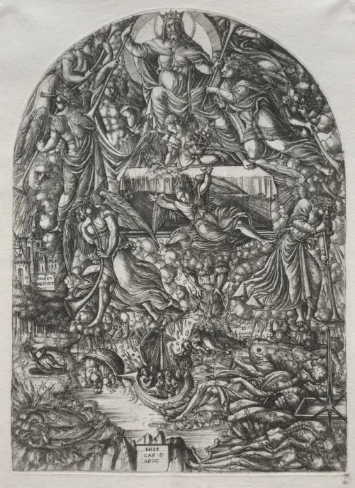 Framed Print : The Apocalypse: The Opening of the Seventh Seal, 1561. Creator: Jean Duvet (French, 1485-1561) Framed Print : The Apocalypse: The Opening of the Seventh Seal, 1561. Creator: Jean Duvet (French, 1485-1561)