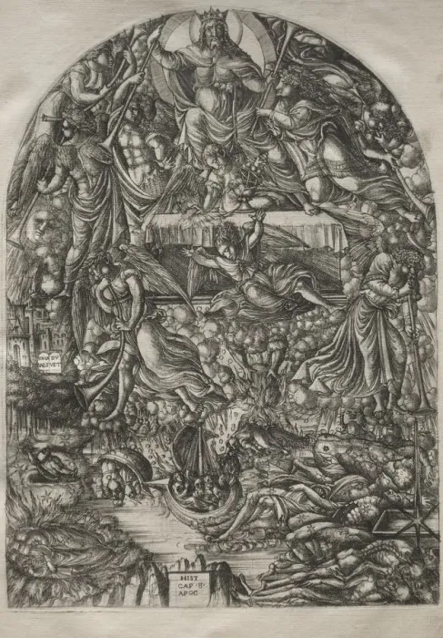 Framed Print : The Apocalypse: The Opening of the Seventh Seal, 1546-1556. Creator: Jean Duvet (French Framed Print : The Apocalypse: The Opening of the Seventh Seal, 1546-1556. Creator: Jean Duvet (French