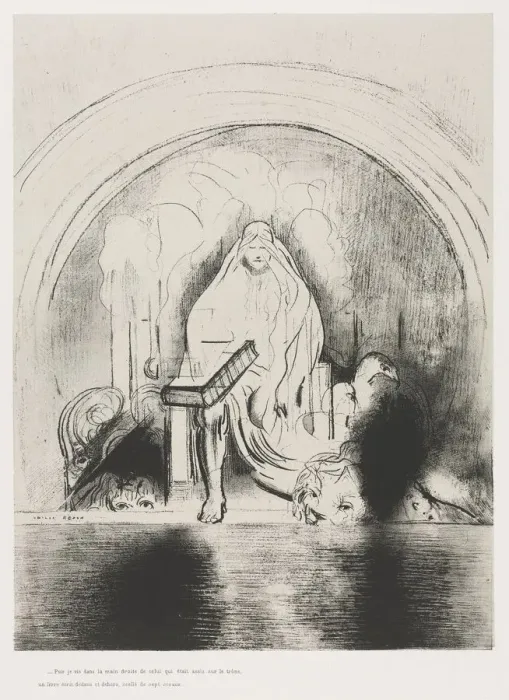 Framed Print : The Apocalypse of Saint John: And I Saw in the Right Hand of Him that Sat on the Throne Framed Print : The Apocalypse of Saint John: And I Saw in the Right Hand of Him that Sat on the Throne
