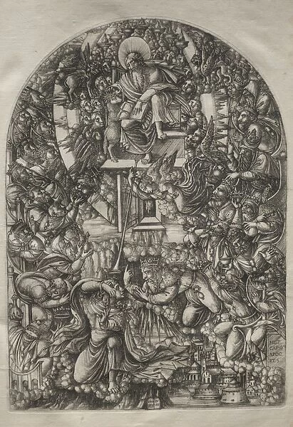 The Apocalypse: St. John Summoned to Heaven, 1546-1556. Creator: Jean Duvet (French, 1485-1561)