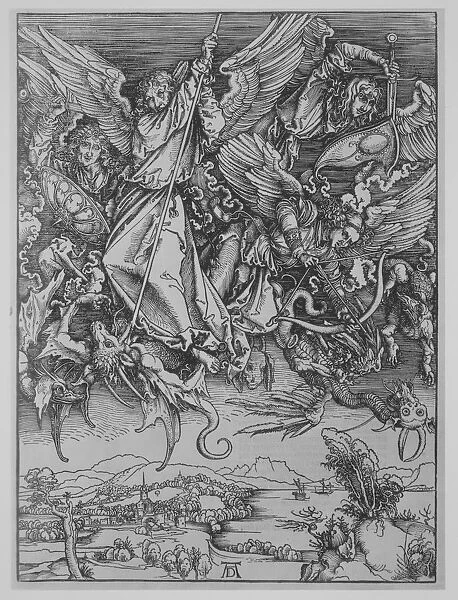 Apocalypsis cu Figuris, 1511. 1511. Creator: Albrecht Durer