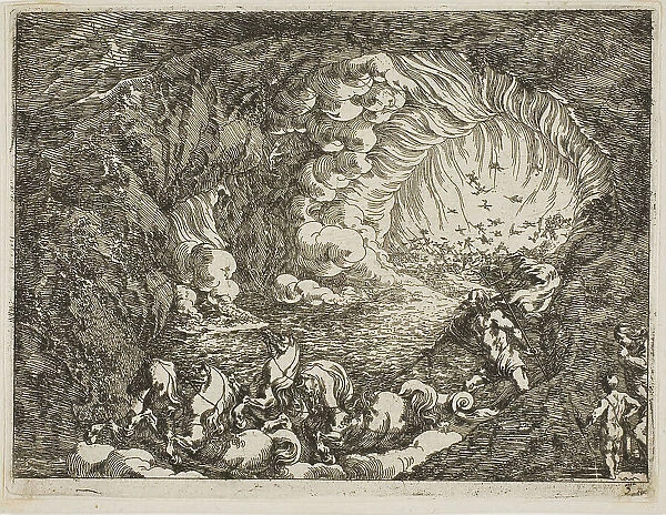 Apocalyptic Vision with Sea Gods, n.d. Creator: Johann Wilhelm Bauer