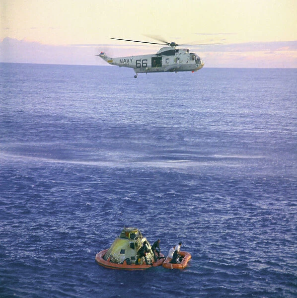 Apollo 10 Helicopter Recovery, 1969. Creator: NASA
