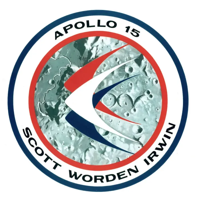 Framed Print : The Apollo 15 lunar mission insignia, 1971. Artist: NASA Framed Print : The Apollo 15 lunar mission insignia, 1971. Artist: NASA