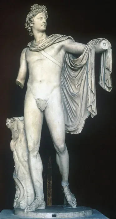 Framed Print : Apollo Belvedere, Ancient Greek statue, c400-323 BC Framed Print : Apollo Belvedere, Ancient Greek statue, c400-323 BC