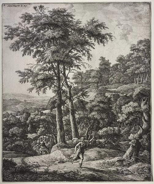 Apollo and Daphne. Creator: Anthonie Waterloo (Dutch, 1609  /  10-1690)