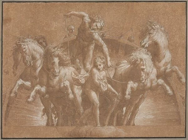 Apollo Driving the Chariot of the Sun, 1544 / 45. Creator: Lelio Orsi