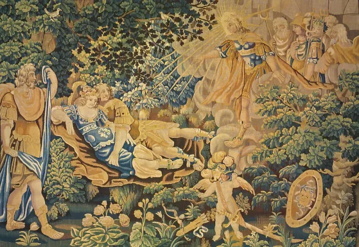 Framed Print : Apollo Exposing Mars and Venus to the Ridicule of the Olympians, from Ovid's Metamorphoses... Creator: Unknown Framed Print : Apollo Exposing Mars and Venus to the Ridicule of the Olympians, from Ovid's Metamorphoses... Creator: Unknown