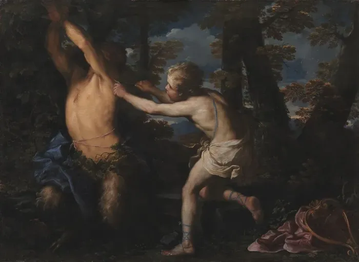 Framed Print : Apollo Flaying Marsyas, 1651-1706. Creator: Girolamo Troppa Framed Print : Apollo Flaying Marsyas, 1651-1706. Creator: Girolamo Troppa